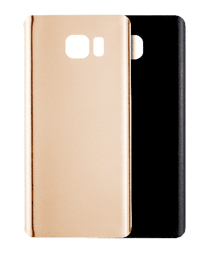 Back Cover Glass Compatible For Samsung Galaxy Note 5 (No Logo) (Aftermarket Plus) (Gold Platinum)