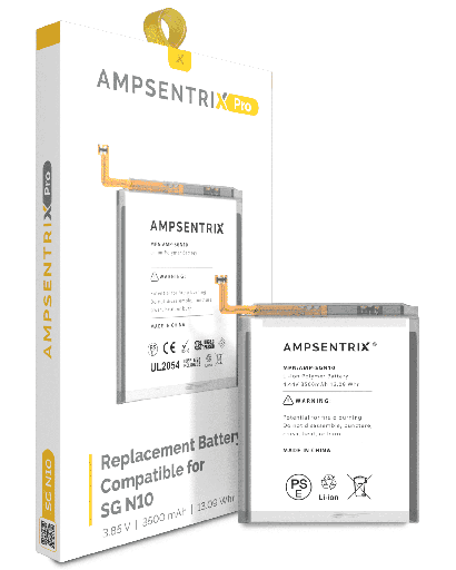 Replacement Battery Compatible For Samsung Galaxy Note 10 (AmpSentrix Pro)