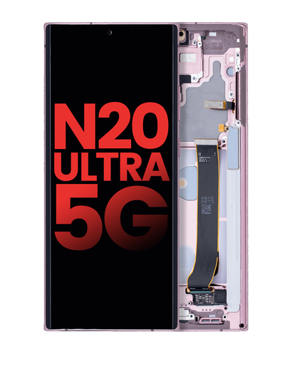 OLED Assembly With Frame Compatible For Samsung Galaxy Note 20 Ultra 5G (Aftermarket Plus) (Mystic Bronze)