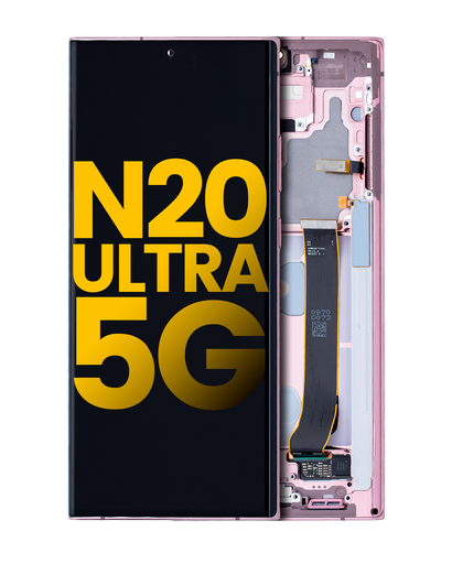OLED Assembly With Frame Compatible For Samsung Galaxy Note 20 Ultra 5G (Refurbished) (Mystic Bronze)