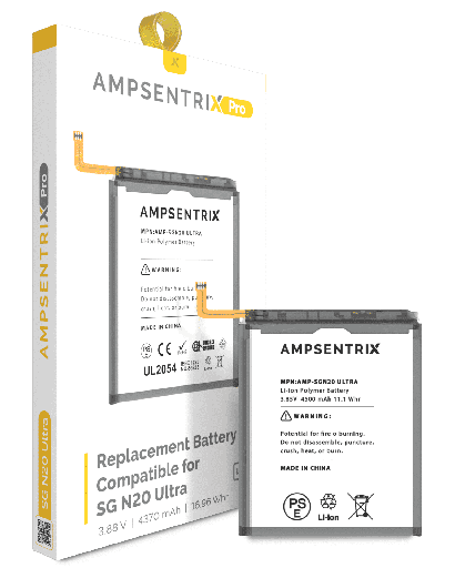 Replacement Battery Compatible For Samsung Galaxy Note 20 Ultra (AmpSentrix Pro)