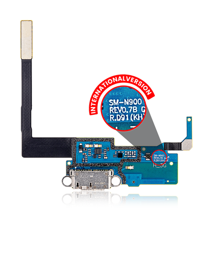 Charging Port Flex Cable Compatible For Samsung Galaxy Note 3 (N900 / N9002) (International Version)