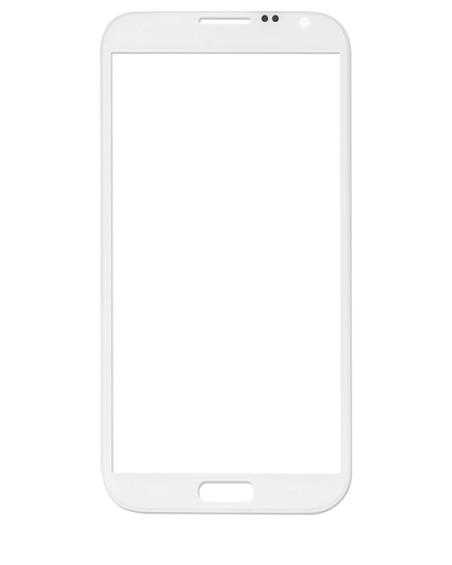 Front Glass Compatible For Samsung Galaxy Note 2 (White)
