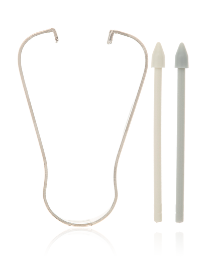 Stylus nib Compatible For Samsung Galaxy Note 10 / Note 20 / Note 20 Ultra / Tab S6 (T860 / T865) / Tab S7 11&quot; (T870 / T875) (Gray / Aura White) (5 Pack)