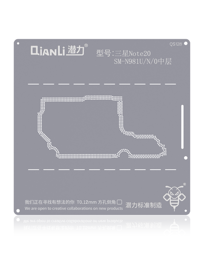 Bumblebee Stencil (QS128) For Samsung Note 20 SM-N981U\N\0 Middle Layer (Qianli)