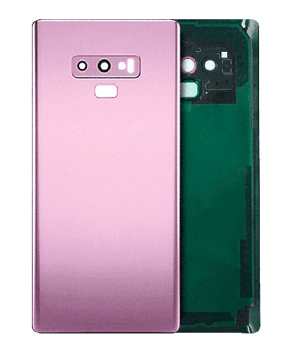 Back Cover Glass With Camera Lens Compatible For Samsung Galaxy Note 9 (No Logo) (Aftermarket Plus) (Lavender Purple)
