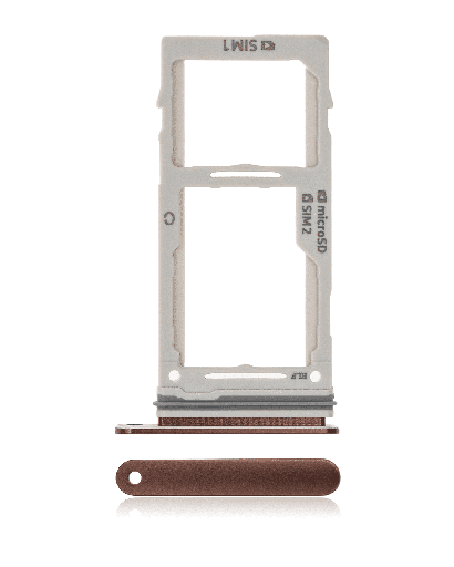 Dual Sim Card Tray Compatible For Samsung Galaxy Note 9 (Metallic Copper)