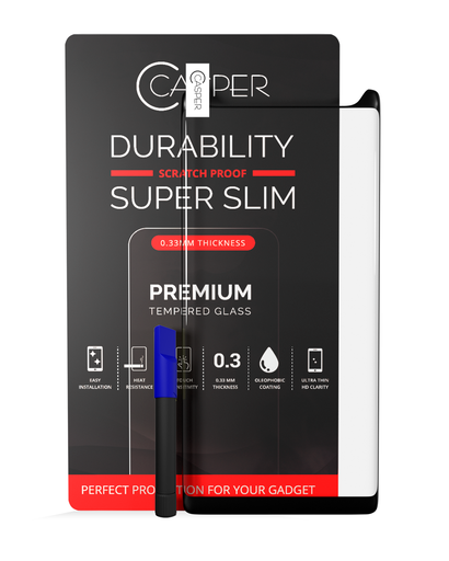 Casper UVTempered Glass With Glue Compatible For Samsung Galaxy Note 9 (Case Friendly) (Retail Pack)