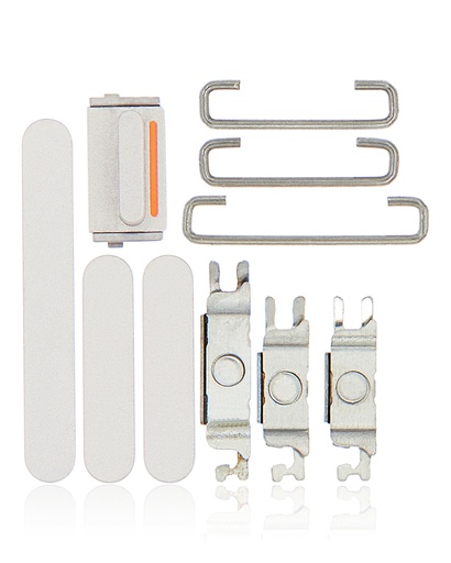 Hard Buttons (Power / Volume / Switch) Compatible For iPhone 13 / 13 Mini (Starlight)