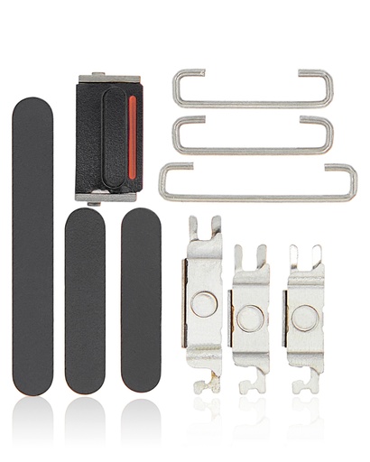 Hard Buttons (Power / Volume / Switch) Compatible For iPhone 13 / 13 Mini (Midnight)