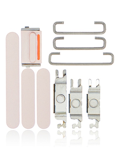 Hard Buttons (Power / Volume / Switch) Compatible For iPhone 13 / 13 Mini (Pink)