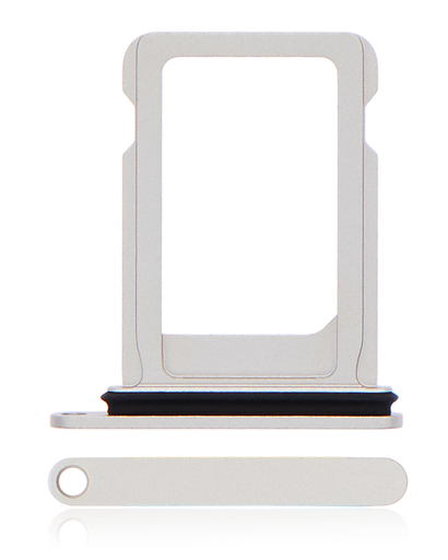 Single Sim Card Tray Compatible For iPhone 12 Mini / 13 Mini (White)