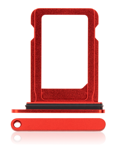 Single Sim Card Tray Compatible For iPhone 12 Mini / 13 Mini (Red)