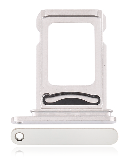 Dual Sim Card Tray Compatible For iPhone 12 Pro / 12 Pro Max (Silver)