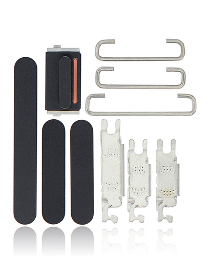 Hard Buttons (Power / Volume / Switch) Compatible For iPhone 12 (Black)