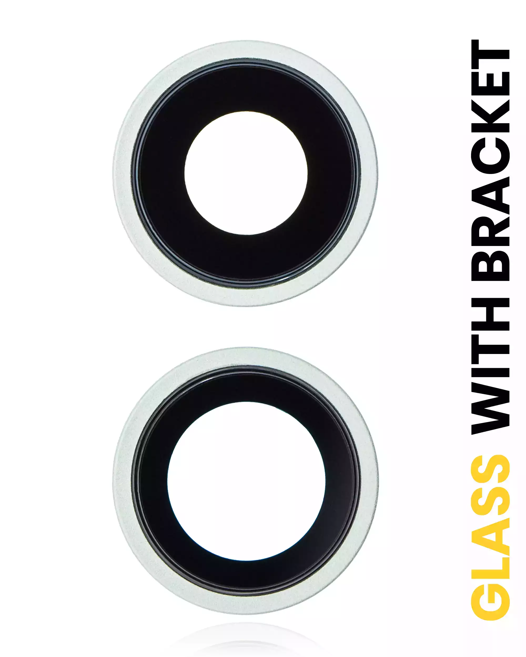 Back Camera Lens With Bracket &amp; Bezel Compatible For iPhone 11 (Green) (Real Sapphire / Premium)