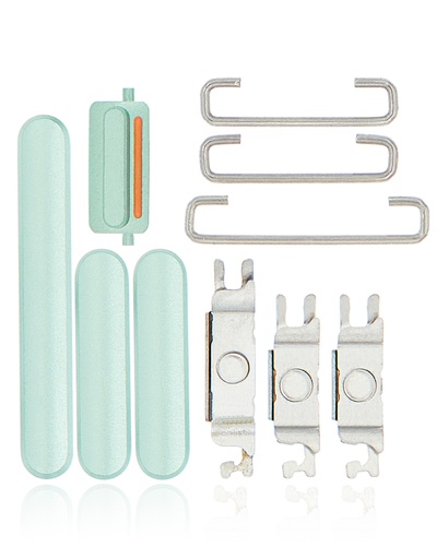 Hard Buttons (Power / Volume / Switch) Compatible For iPhone 11 (Green)