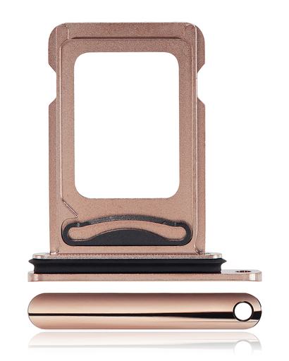 Dual Sim Card Tray Compatible For iPhone 11 Pro / 11 Pro Max (Matte Gold)