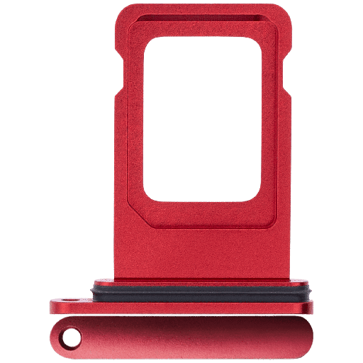 Single Sim Card Tray Compatible For iPhone 11 (Red)