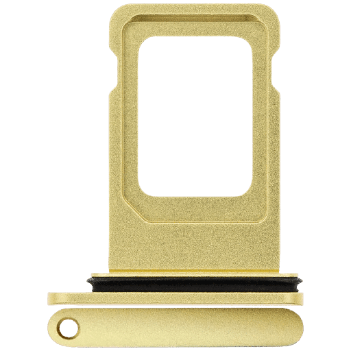 Single Sim Card Tray Compatible For iPhone 11 (Yellow)