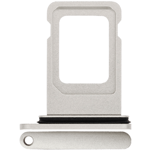 Single Sim Card Tray Compatible For iPhone 11 (White)