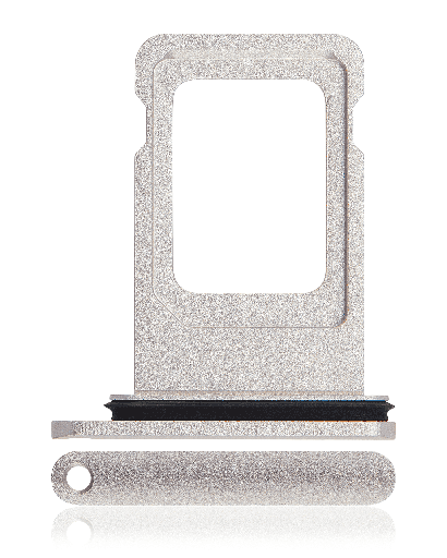 Dual Sim Card Tray Compatible For iPhone 11 (White)