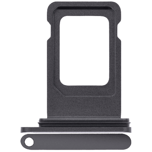 Single Sim Card Tray Compatible For iPhone 11 (Black)