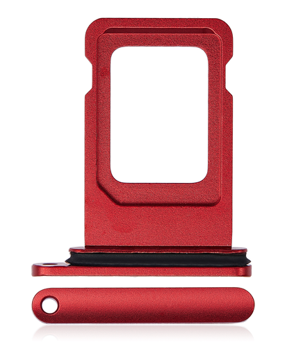 Dual Sim Card Tray Compatible For iPhone 11 (Red)