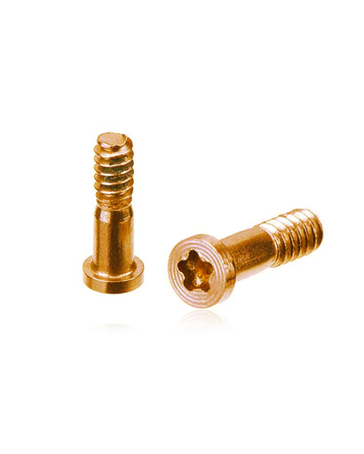 Pentalobe Screws Compatible For iPhone 8 / 8 Plus / SE (2020) / SE (2022) (10 Pack) (Gold)