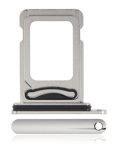 Dual Sim Card Tray Compatible For iPhone 11 Pro / 11 Pro Max (Matte Silver)