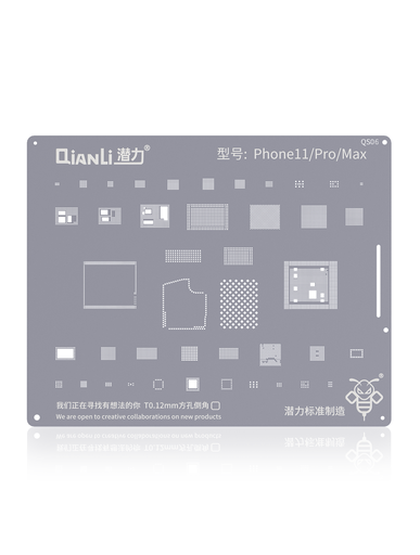 Bumblebee Stencil (QS06) For iPhone 11 / 11 Pro (Qianli)