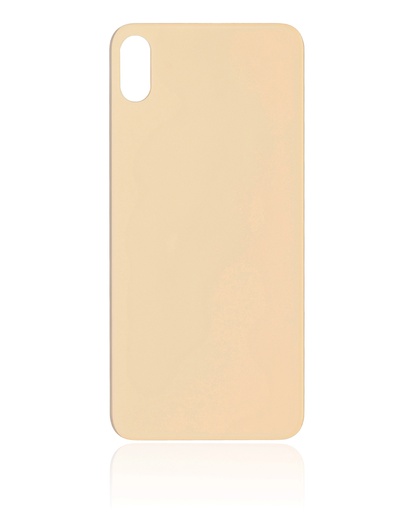 Back Cover Glass Compatible For iPhone XS Max (No Logo) (Gold)