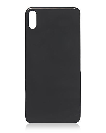 Back Cover Glass Compatible For iPhone XS Max (No Logo) (Space Gray)