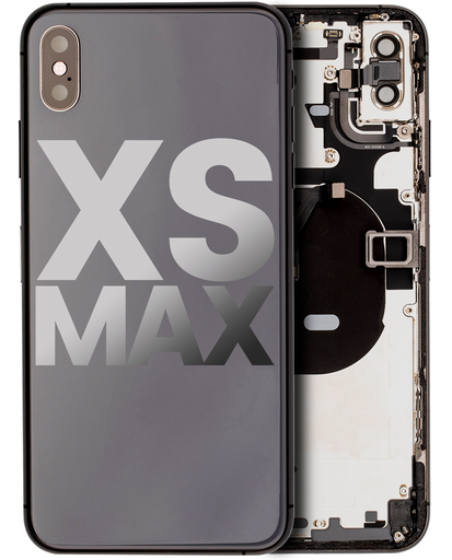 Back Housing W/ Small Components Pre-Installed Compatible For iPhone XS Max (Used OEM Pull: Grade A) (Space Gray)