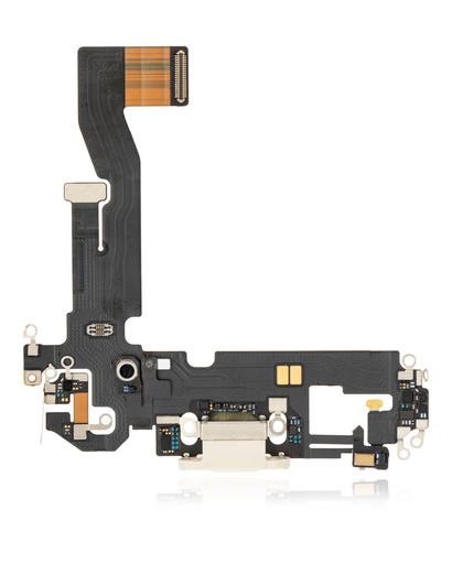 Charging Port Flex Cable Compatible For iPhone 12 / 12 Pro (Premium) (Gold)
