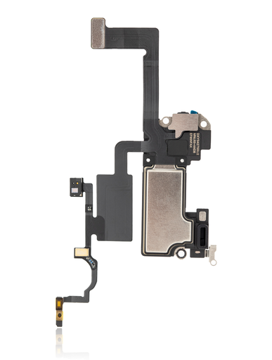 Earpiece Speaker With Proximity Sensor Cable Compatible For iPhone 12 / 12 Pro (Warning: Soldering Required For Face ID Functionality) (Premium)