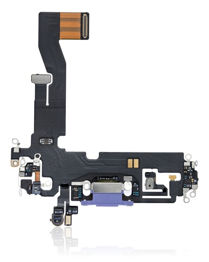 Charging Port Flex Cable Compatible For iPhone 12 (Premium) (Purple)