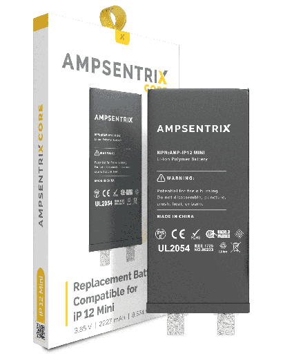 Replacement Battery Core Compatible For iPhone 12 Mini (Spot Welding Required) (AmpSentrix Core)
