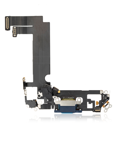 Charging Port Flex Cable Compatible For iPhone 12 Mini (Premium) (Blue)