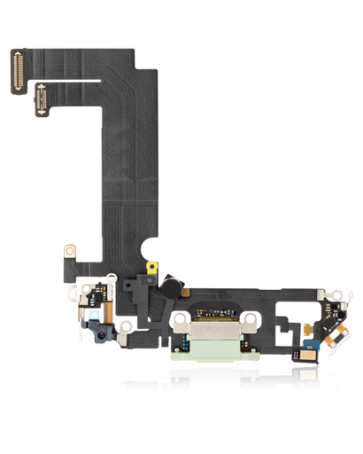 Charging Port Flex Cable Compatible For iPhone 12 Mini (Premium) (Green)