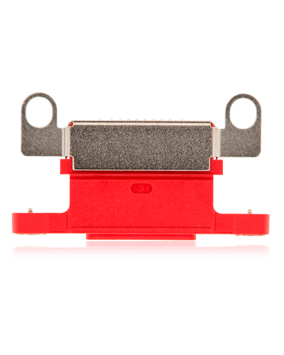 Charging Port Only Compatible For iPhone 12 Mini (Red) (10 Pack)