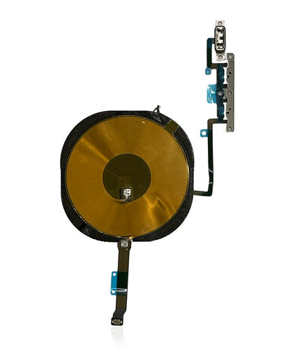 Wireless NFC Charging Flex With Power &amp; Volume Flex Pre-Installed Compatible For iPhone 11 Pro Max