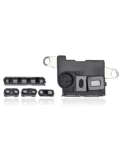 Loudspeaker / Mic Mesh Compatible For iPhone 11 Pro Max (Black) (10 Pack)