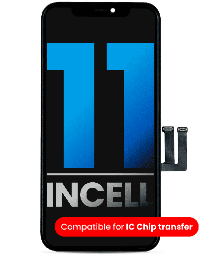 LCD Assembly With Steel Plate Pre-Installed Compatible For iPhone 11 (Aftermarket: AQ7 Incell)