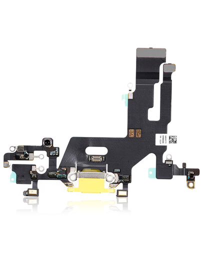 Charging Port Flex Cable Compatible For iPhone 11 (Premium) (Yellow)