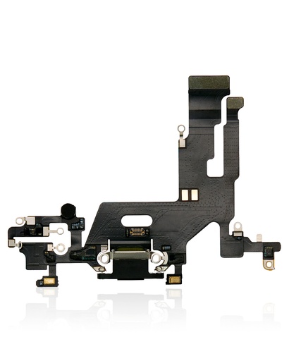 Charging Port Flex Cable Compatible For iPhone 11 (Premium) (Black)