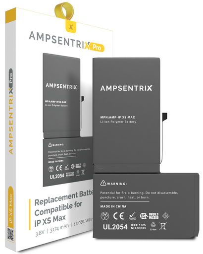 Replacement Battery Compatible For iPhone XS Max (AmpSentrix Pro)