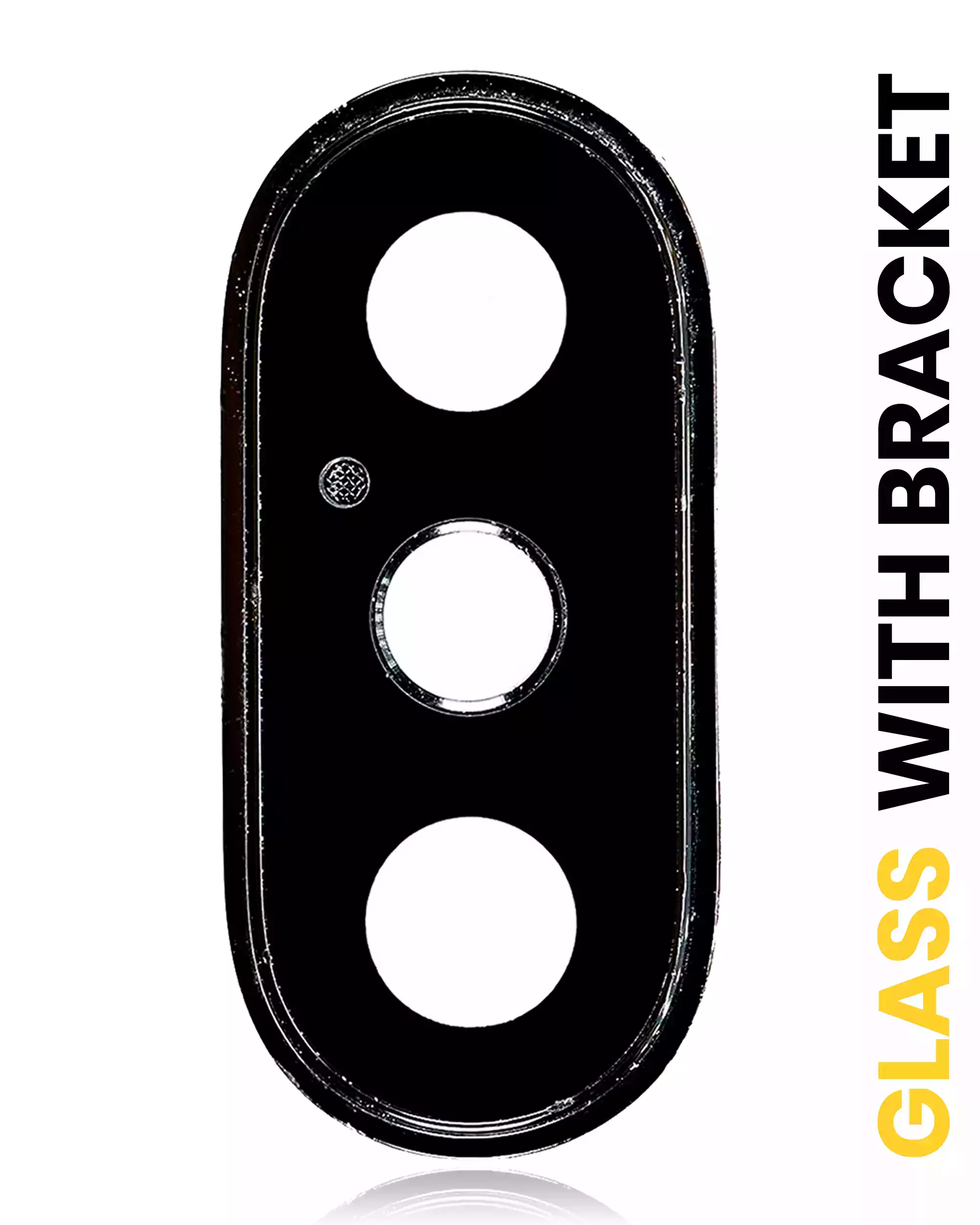 Back Camera Lens With Bracket &amp; Bezel Compatible For iPhone XS / XS Max (Space Gray) (Real Sapphire l Premium)