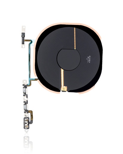 Wireless NFC Charging Flex With Power &amp; Volume Flex Pre-Installed Compatible For iPhone X