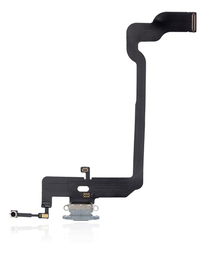 Charging Port Flex Cable Compatible For iPhone XS (Aftermarket) (Silver)
